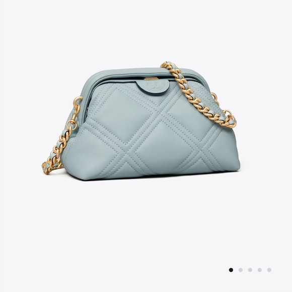 FLEMING SOFT SMALL FRAME CROSSBODY BAG SOFT BABY BLUE NEW !!! - Picture 5 of 5